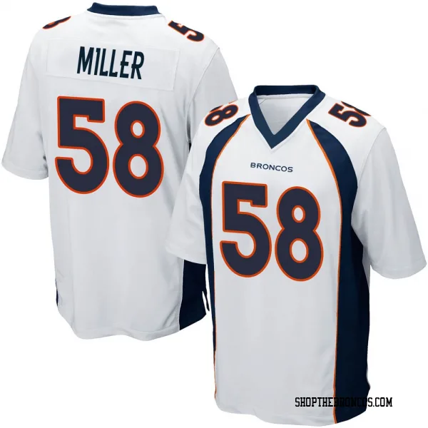 von miller super bowl jersey white